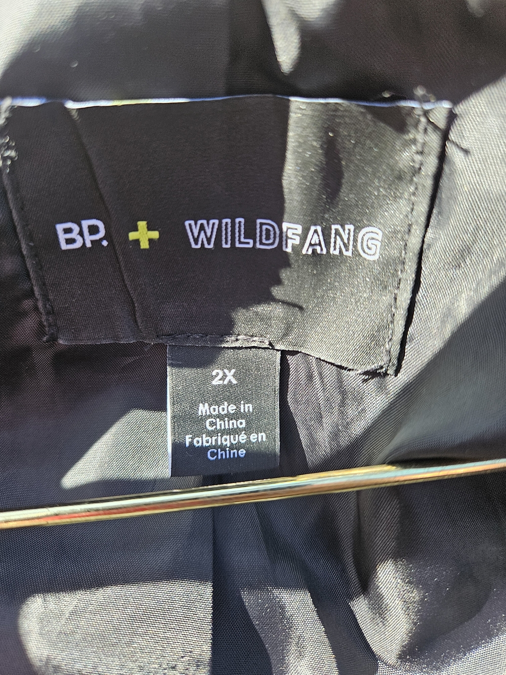BP. × Wildfang Women's 2X Patent Faux Leather  Button-Front Jacket - Picture 2 of 9